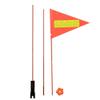 Bavokon Flag | High Visibility Safety Flag | Upgraded Flags with | 6 Ft High Visibility Orange Fags with Heavy Duty Fiberglass Flag | Orange Flag for Kids Outdoor Cycling Supplies view 1