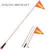 Bavokon Flag | High Visibility Safety Flag | Upgraded Flags with | 6 Ft High Visibility Orange Fags with Heavy Duty Fiberglass Flag | Orange Flag for Kids Outdoor Cycling Supplies view 3