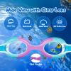 Starweh Kids Swim Goggles, 2 Pack Swimming Goggles No Leaking Anti Fog Kids Goggles for Boys Girls(Age 6-14), Purple & Pink view 4