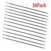 eforsit 36Pack 253mm Carbon Fiber Material Bicycle Spokes with Copper Caps Straight Pull Hub General Lightweight Spoke Road Bike Straight Flat Wheel Spokes Cycling Accessories for Mountain Bike/MTB view 2