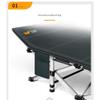 Patio Lounge Chairs Folding Camping Beds for Adults, Camping Cot with Mattress, Large Pockets Portable Folding Camp Cots Sunbathing Lounger Bed with Carry Bag, for Camping, Beach, BBQ, Hiking, B view 3
