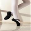 Dance Women's Ballet Shoes Stretch Canvas Dance Slippers Split Sole for Girls/Adult, Size 9.5, Black, 2pcs view 2