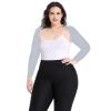 VELISDE Plus Size Advanced Cooling Shawl Arm Sleeves Sun Protection for Women Breathable Anti-UV Golf & Outdoor Sports Cooler Shrug (Gray,XXL) view 1