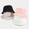 Quanhaigou Unisex Sun Hats, Fashion Beach Bucket Hat for Men Women,Summer Outdoor Boy's Girls Boonie Cap Breathable Packable (White Classic) view 3