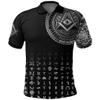 Summer Polo Shirt, Masonic Prince Hall Compass 3D Print Polo Shirt for Mens (Color : Black 1, Size : XX-Large) view 1