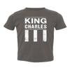King Charles III King of England Toddler T-Shirt (Gray, 3T) view 1
