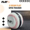 SHOP PLAY 9 Play9 Baseball Training Ball - Leather Baseball Pitching & Throwing Trainers - Spin Ball for Pitchers & Catchers, Youth & Adult (2 Seams) view 2