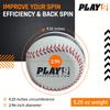 SHOP PLAY 9 Play9 Baseball Training Ball - Leather Baseball Pitching & Throwing Trainers - Spin Ball for Pitchers & Catchers, Youth & Adult (2 Seams) view 3