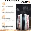 SHOP PLAY 9 Play9 Baseball Training Ball - Leather Baseball Pitching & Throwing Trainers - Spin Ball for Pitchers & Catchers, Youth & Adult (2 Seams) view 4