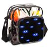 bisibuy Blue Ball Eye Clear Crossbody Bag Clear Messenger Bag Shoulder Bags Clear Purse Stadium Approved for Concerts Sports Events Work Travel view 1