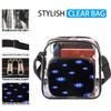 bisibuy Blue Ball Eye Clear Crossbody Bag Clear Messenger Bag Shoulder Bags Clear Purse Stadium Approved for Concerts Sports Events Work Travel view 3