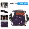 bisibuy Space Planet Clear Crossbody Bag Clear Messenger Bag Shoulder Bags Clear Purse Stadium Approved for Concerts Sports Events Work Travel view 2