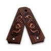 Zib Grips, 1911 Grips, Dragon Grips, 1911 Accessories, 1911 Ambi Safety Cut Grips, 1911 Full Size, for Ruger, Colt, Kimber, Taurus, Remington and Widely Fits 1911 Models, Brown, Black, Rusty Walnut view 3