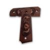 Zib Grips, 1911 Grips, Dragon Grips, 1911 Accessories, 1911 Ambi Safety Cut Grips, 1911 Full Size, for Ruger, Colt, Kimber, Taurus, Remington and Widely Fits 1911 Models, Brown, Black, Rusty Walnut view 4