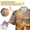 228CLOSET Chicken Farm Hawaiian Shirt for Men - Rooster Farm Button Down Shirt Men, Mens Hawaiian Shirt Set 25 Size 4XL view 3