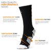 ChalkTalkSPORTS Basketball Performance Crew Socks - Just Ball - Basketball Mid-Calf Socks - Youth view 4