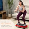 Lifepro Waver Vibration Plate Exercise Machine High-Intensity Vibration Plate for Lymphatic Drainage Full-Body Workout Vibrating Platform with Loop Bands Fitness Equipment for Strength & Toning view 2