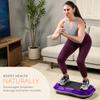 Lifepro Waver Vibration Plate Exercise Machine High-Intensity Vibration Plate for Lymphatic Drainage Full-Body Workout Vibrating Platform with Loop Bands Fitness Equipment for Strength & Toning view 2