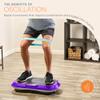 Lifepro Waver Vibration Plate Exercise Machine High-Intensity Vibration Plate for Lymphatic Drainage Full-Body Workout Vibrating Platform with Loop Bands Fitness Equipment for Strength & Toning view 4