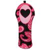 BeeJos Club Headcovers | Womens Collection-Pink Paisley | 3 Separate Sizes (Driver Fairway Hybrid) with corresponding Numbers & Microfiber Towel | Handmade in USA (Hybrid 6H) view 1