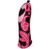 BeeJos Club Headcovers | Womens Collection-Pink Paisley | 3 Separate Sizes (Driver Fairway Hybrid) with corresponding Numbers & Microfiber Towel | Handmade in USA (Hybrid 6H) view 2