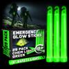 PartySticks Green Glow Sticks Emergency Chem Lights (6", 25 Pack) Military Grade 12 Hour Bulk Tactical Light Sticks for Survival Gear, Camping, Power Outages view 1