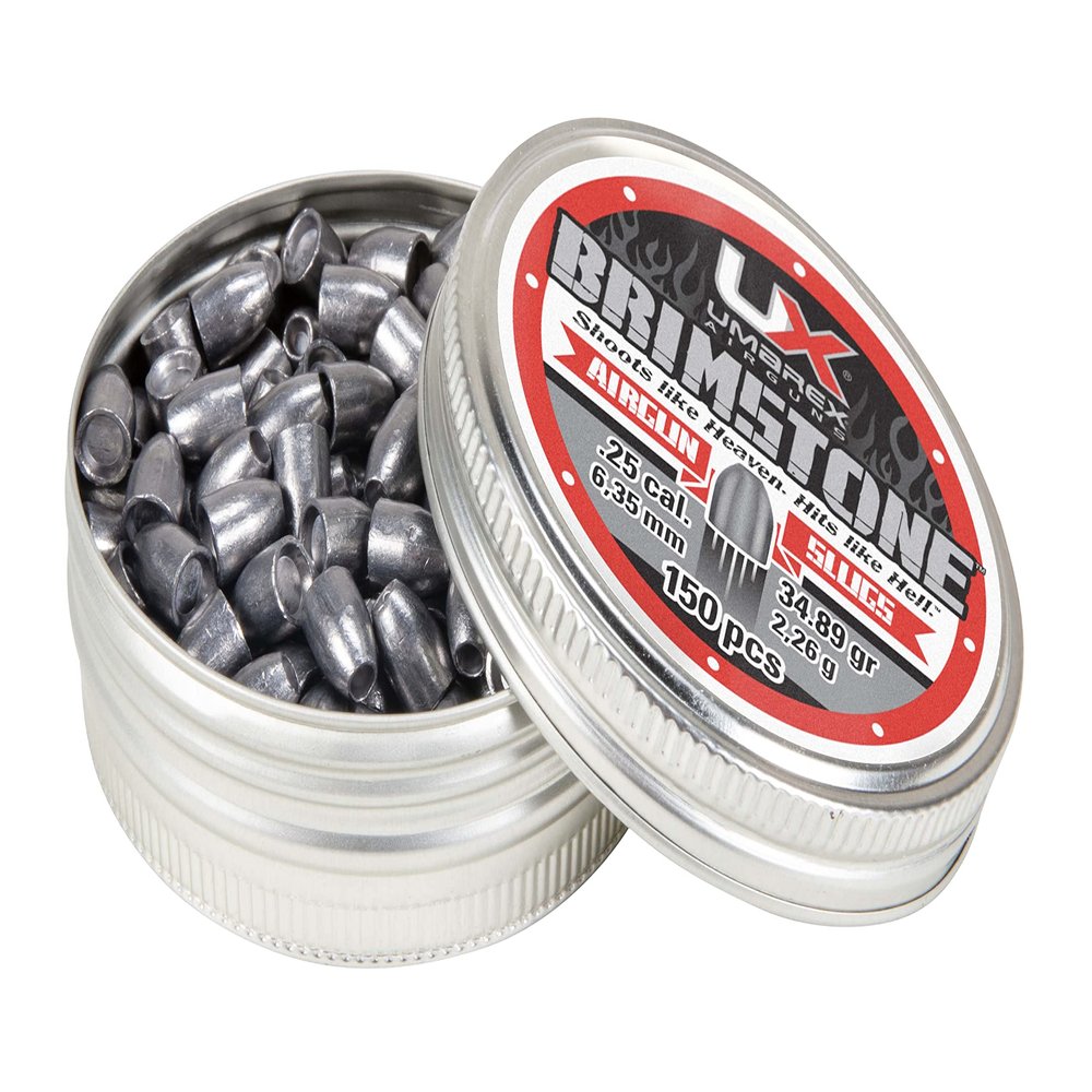 Umarex Brimstone .25 Caliber Airgun Pellets, 34.89 Grain, 150 Count