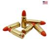 7.62x25 Tokarev Snap caps - Dummy Training Rounds - Set of 10 (Red & Brass) view 2