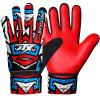 TACTIXXS Soccer Goalie Gloves,Goalkeeper Gloves for Kids,Youth 4mm Latex Palm Football Gloves for Kids with Double Wrist wrap Protection Super Grip (Red, Size 5 Suitable for 9-12 Years) view 1