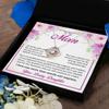 925 Sterling Silver Necklace for Mom, from Daughter for Mother's Day, Birthday Present, Sentimental Women's Rose Gold Jewelry Piece view 2