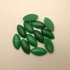12pcs 15x30mm Marquise Shape Flat Malay Jades Natural Stone Cabochon Beads for Necklace Accessories Earrings No Hole view 3