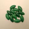 12pcs 15x30mm Marquise Shape Flat Malay Jades Natural Stone Cabochon Beads for Necklace Accessories Earrings No Hole view 4