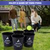 Aivalas Yard Pong Outdoor Games, Giant Yard Games Set with 12 Buckets and Balls for Adults and Family, Toss Game Throwing Games for Beach, Camping, Lawn and Backyard view 4