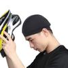 NICEYST Mesh Skull Cap Under Helmet Liner Cap Breathable Sweat-Wicking Cycling Running Sports Headwear Hat for Men Women (Black) view 2