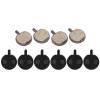 Bike Brake Pads, Bicycle Disc Resin Brakes Pad Semi Metal Smooth Braking Low Noise Cycling Pads Kit Mute Accessory KMJG019 fot Camping Outdoor Mountain Bicycles Electric Scooters 1.1*0.9*0.02in 5Pairs