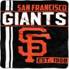 Boelter Brands MLB Warm & Cozy Baseball Bundle includes Latte Coffee Mug and Plush Blanket (San Francisco Giants) view 2