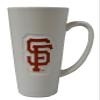 Boelter Brands MLB Warm & Cozy Baseball Bundle includes Latte Coffee Mug and Plush Blanket (San Francisco Giants) view 3