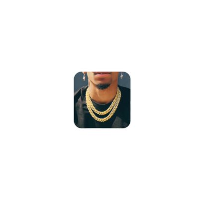 APaztip Mens Cuban Link Chain Gold 22'' Necklace Iced Out Thick Chain For Women Bling Diamond Cut Cuban Link Chains For Men Hip Hop Jewelry