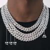APaztip Mens Cuban Link Chain Gold 22'' Necklace Iced Out Thick Chain For Women Bling Diamond Cut Cuban Link Chains For Men Hip Hop Jewelry view 4