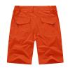 BASUDAM Men's Cargo Hiking Shorts Stretch Quick Dry Lightweight Work Shorts 6 Pockets for Camping Travel Orange 40 view 2