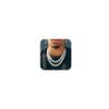 APaztip Mens Cuban Link Chain Silver 22'' Necklace Iced Out Thick Chain For Women Bling Diamond Cut Cuban Link Chains For Men Hip Hop Jewelry view 1