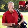 Aliennana Golf Notebook Back Pocket Leather Golf Scorecard Book (Dark Brown) view 4