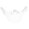 DECHOUS 1Pc Hockey Goalie Neck Guard, Clear Goalie Throat Guard Sports Goalie Hockey Neck Guard Protection Equipment, Adjustable Size view 1