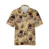 228CLOSET Retro Hawaiian Shirt for Men - Pirate Vessel Button Down Shirt Men, Mens Hawaiian Shirt Set 26 Size 5XL view 1