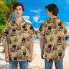 228CLOSET Retro Hawaiian Shirt for Men - Pirate Vessel Button Down Shirt Men, Mens Hawaiian Shirt Set 26 Size 5XL view 2