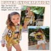 LOLANTA Teen Girls 80s 90s Sequin Dance Costume Sparkle Hip Hop Jazz Dance Dresses Modern Dancing Outfits (Gold, 14-16) view 2