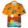 228CLOSET Helicopter Hawaiian Shirt for Men - Camo Chopper Button Down Shirt Men, Mens Hawaiian Shirt Set 27 Size XL view 1