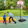 Saicool Basketball Hoop, Portable Basketball Hoops 5.8-7FT Height Adjustable Outdoor Goals System for Kids, Weather-Resistant, in Backyard/Driveway/Indoor view 3