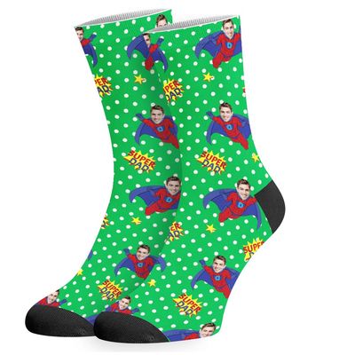 COLORSFORU Custom Socks with Picture:Made in USA,Customized Face Sock,Personalized Socks Memorial Gift for Men Women
