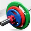 Flexibility Bumper Plate Cast Iron Single Tri-Grip Weights Plates for Home Gym Fitness Lifting Exercise Workout Home Sports Dumbbell Plates Balance view 4